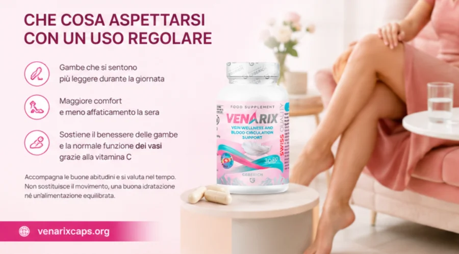 Venarix — uso regolare per il benessere delle gambe